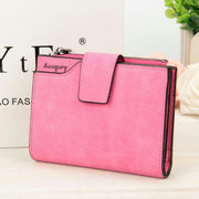 Manufacturers multifunctional Korean Ladies Purse vertical section nubuck leather zipper hasp multi card multicolor Wallet