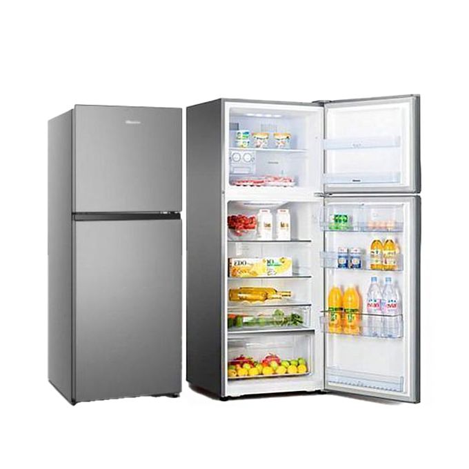 Hisense 160 Liters Double Door Fridge (Defrost) 160L- Silver (3YRS WRNTY)