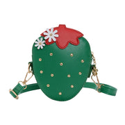 Strawberry shape messenger bag coin purse