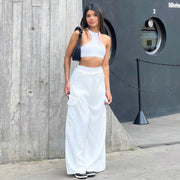 Versatile Casual Spicy Girl Straight Leg Pants For Women