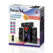 Saachi 3.1 CH 8000 Watts Home Audio System / Sub Woofer / Multimedia speaker - Black.