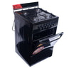 Blueflame 50cm X 50cm Full Gas Upright Standing Cooker C5040G-B ( Made In Turkey ) - Black - Black. (3YR WRNTY)