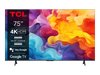 TCL 75 Inch QLED Android 75V6B 4K HDR Smart TV