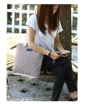 Casual Ladies Shoulder Stripe Tote Summer Beach Bag Shopping Big Girl Large Female Travel Woman Handbags Bohemian Bag