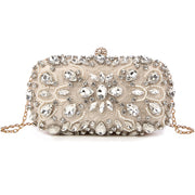 Diamond-studded ladies banquet evening bag