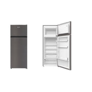 SPJ 270L Double Door Fridge With Top Mount Freezer – Silver – (5 YR WRNTY)