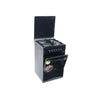 GL-General GL-General 50cm X 50cm 2 Electric & 2 Gas Cooker With Electric Oven Cooker GL5022E-B ( Made In Turkey )- Black (3YRS WRNTY)