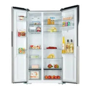 ADH 558L French style Refrigerator with water/ice Dispenser- Silver