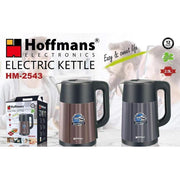 Hoffmans 2.5Ltrs Stainless Steel Double Wall Electric Kettle HM-2535 - Multicolor
