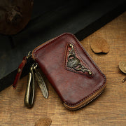 Handmade Cowhide Men's Leather Key Bag Personality