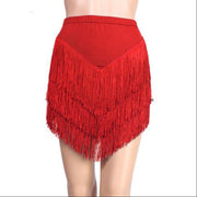 Adult Fringed Short Skirt Square Dance Dress