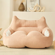 Solid Color Removable And Washable Teddy Hair Beanbag Cover