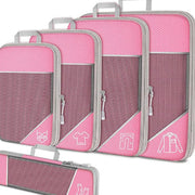 Travel Can Be Compression Storage Bag Suit With Shoe Bag Mesh Visual Luggage Organizing