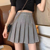 Plaid Pleated Skirt Women Summer New