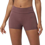 European And American V-shaped Pleated Hip Lifting Sport Fitness Tight Shorts