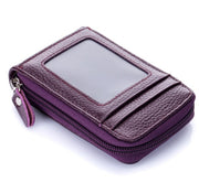 Organ Card Holder Korean Style Cowhide Card Holder