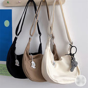 Women's Fashion Simple Solid Color Crossbody Bag