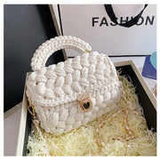 Homemade Diy Material Crochet Hand Messenger Bag