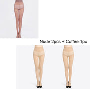 Sexy High Elastic Belly Mask Horse Oil Socks Steel Stockings