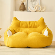 Solid Color Removable And Washable Teddy Hair Beanbag Cover
