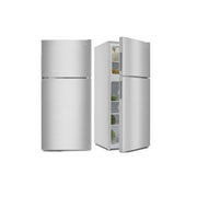 Chiq 150 Liters Double Door Top Freezer Refrigerator - Silver (3YRS WRNTY)