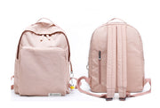Solid color waterproof oxford casual backpack