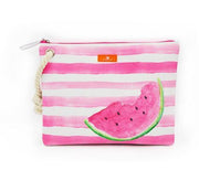 Women's Wet Bikini Clutch Bag Brand Designer Fashion Stripe Lady's Handbag Flamingo Hemp Rope Beach Bags Bolsa Feminina