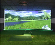 Golf Bullseye Cloth Size Adjustable Thickening Simulator Fire Silencer Curtain