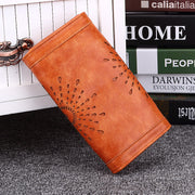 Foreign trade explosion handbag autumn and winter new long money clip of European and American fashion hollowed out seventy percent off lady Purse