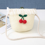 Korean girl cute cherry purse summer
