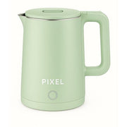 Pixel 2.5 Liters Electric Kettle Stainless Steel Anti Scalding Automatic Power Off - Light Green