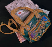Small Gem Soft Leather Y2k Spice Subculture Crossbody Bag