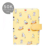 Cartoon magnetic buckle notebook color page hand ledger