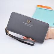 New Ladies Wallet Zipper bag ladies handbag wallet large embossed spot