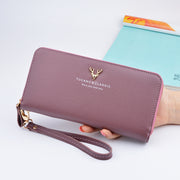 New Ladies Wallet Zipper bag ladies handbag wallet large embossed spot