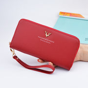New Ladies Wallet Zipper bag ladies handbag wallet large embossed spot