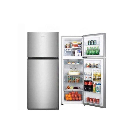 Hisense 200 Liters Double Door Fridge (DEFROST) - Silver (3YRS WRNTY)