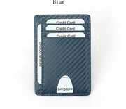 Wallets Black Business Card Holder For Men Simple Purse Bag