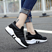 L09 women fall 2021 new soft bottom tie breathable mesh shoes