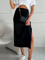 Women's Temperament High Waist Slim Fit Suit Skirt