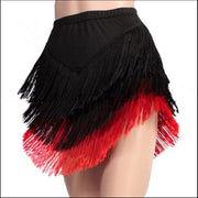 Adult Fringed Short Skirt Square Dance Dress