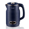Saachi 1.8L Sleek Electric Kettle Double Wall NL-KT-7774 With Boil Dry Protection & Auto-Shut Off ? Blue (1 YR WRNTY)