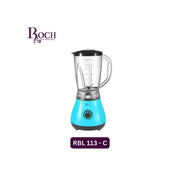 Roch 2 IN 1 1.5 Litres Unbreakable Ice Crushing Powerful Jar Blender - Blue (2YRS WRNTY)