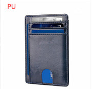 Card Holder Leather Foreign Trade Men RFID Anti-theft Swiping European And American Card Holder Male Amazon Hot Products Card Holder