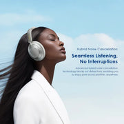 Oraimo BoomPop Pro ANC Over-Ear Headphones - White