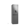 Hisense 330 Liters / 330L Nofrost Double Door Bottom Freezer Refrigerator With Water Dispenser Silver