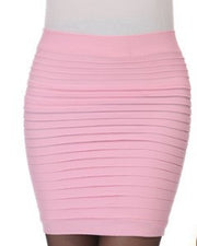 In summer thin hip skirt.