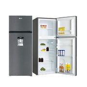 SPJ 270 Litres Double Door Fridge With Dispenser – Silver. – (5 YR WRNTY)