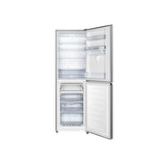 Hisense 330 Liters / 330L Nofrost Double Door Bottom Freezer Refrigerator With Water Dispenser Silver