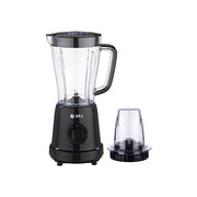 SPJ 2 In 1 1.5L Plastic Jar Blender With Plastic Grinder 500w BDX-BL500W - Black